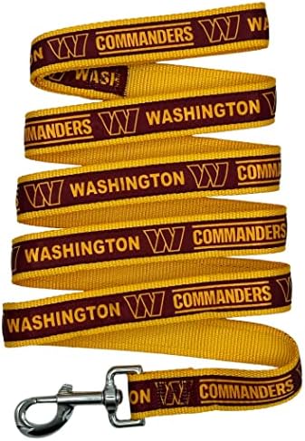 NFL PET Washington Commanders Dog Leash, Medium Football Team Leash by PETSFIRST