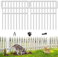 39.5ft X 13in Animal Barrier Fence, 28 Panels No Dig Fence by CHTSJQW