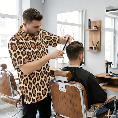 Funny Print Barber Jackets & Smocks - Image 2