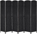 HOMCOM Room Divider 6-Panel, 6FT-Tall Folding Privacy Screen by HOMCOM