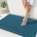 Smiry Bathroom Rugs 34X21, Extra Soft Rubber Backing Chenille Bath Mats by Smiry