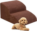 Dog Stairs for Small Dogs, High Density Foam Dog Ramp, Extra Wide Non-Slip Pet by Heeyoo