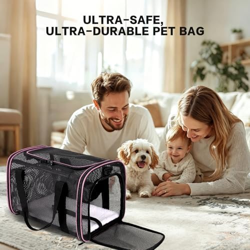 Cat Carrier Soft-Sided Dog Pet Carrier Pets Travel Carriers - Image 5