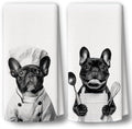 Dog Kitchen Towels Decor Set of 2 by BCUANGD