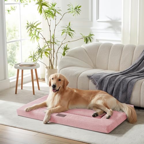 Dog Bed for Crate, Large Sized Dog Crate Beds, Washable Dogs Bed Mat - Image 6