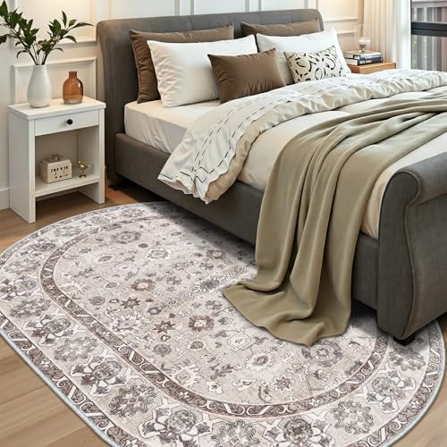 3x5 Oval Area Rug Washable Floor Mat - Image 5