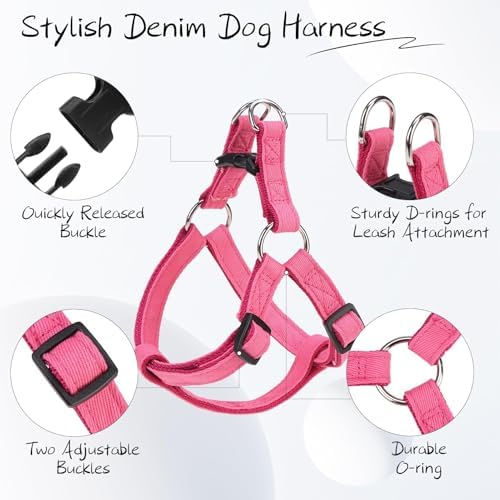 BINGPET No Pull Dog Harness and Leash Set, Adjustable Step-in Vest - Image 3