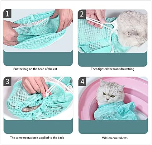 Pet Grooming Long Sleeve Washing Gloves feature silicone grooves design - Image 5