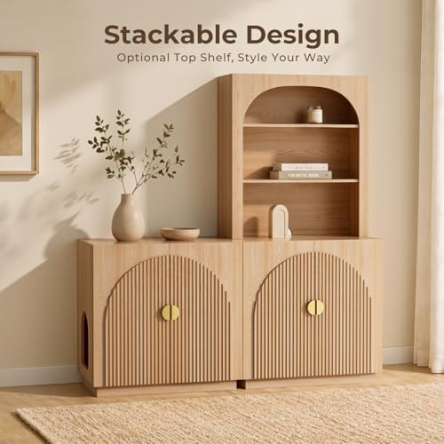 Amunrbrek Tall Cat Litter Box Enclosure - Image 5