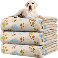 Rezutan Blanket for Large Dogs & Cats Soft Reversible Cute Paw 40"x31" by Rezutan