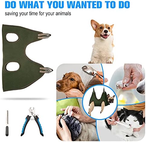 10 in 1 Dog Pet Grooming Hammock Harness - Image 2