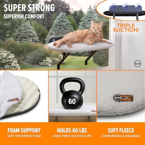 K&H Cat Window Perch, Universal Mount Bed - Image 4