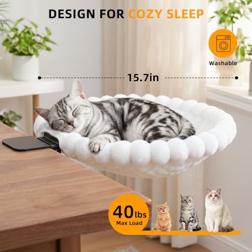 Cat Desk Bed - 2-in-1 Cat Hammock - Image 2