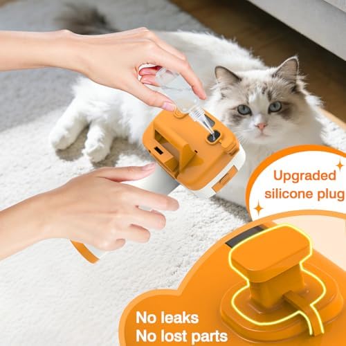 Cat Steam Brush, Self-Cleaning Deshedding Tool, 5-in-1 Cool Mist - Image 4