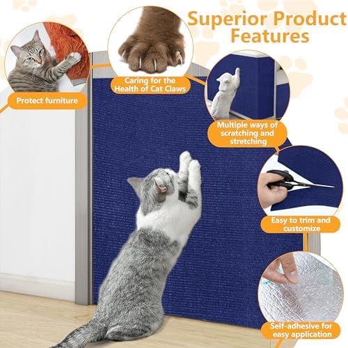 Cat Scratch Pad for Wall, Scratch Furniture Protector - Image 3