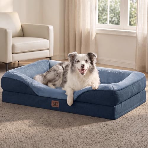 EHEYCIGA Orthopedic XL Dog Bed for Large Dog, Memory Foam Dog Couch by EHEYCIGA
