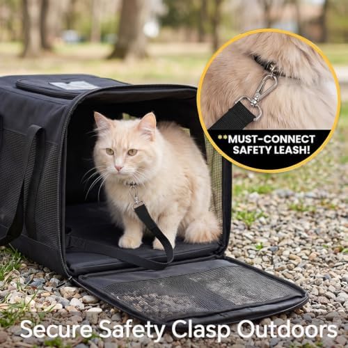 Conlun Cat Carrier Soft-Sided Pets Travel Carriers up to 15 Lbs - Image 5
