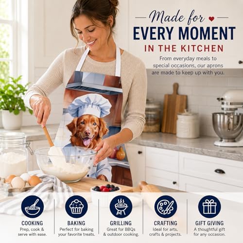 Caroline's Treasures Nova Scotia Duck Tolling Retriever The Chef Apron Cooking - Image 6