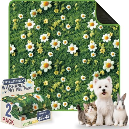 Washable Pee Pads for Dogs, Reusable Puppy Potty Training Pads, Ultra-Absorbent by Verdasun