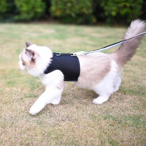 Cat Harness and Leash Set for Walking Escape Proof, Extra Large - Image 2