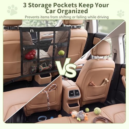 Dog Car Barrier, 2-Ply Reinforced Mesh, Top/Bottom Adjustable Straps - Image 6