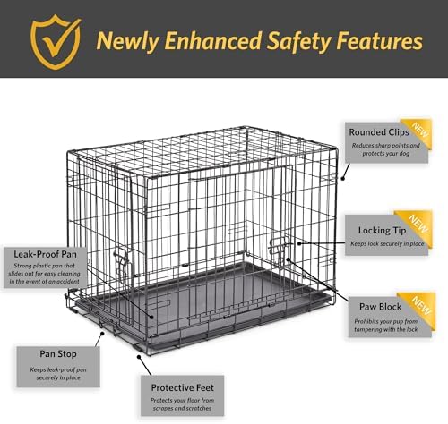 New World by Midwest 30-Inch Double Door Crate, Medium Breeds, 21-40 lbs - Image 4