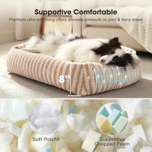 MIXJOY Dog Beds Large Sized Dogs, Washable Dog Bed - Image 2