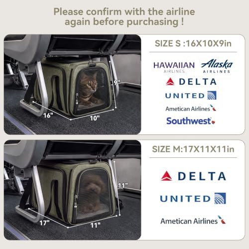 Petsfit Small Expandable Cat Carrier - Image 3