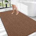 OLANLY Thick Chenille Large Bathroom Rugs 44x32, Absorbent Bath Mat by OLANLY