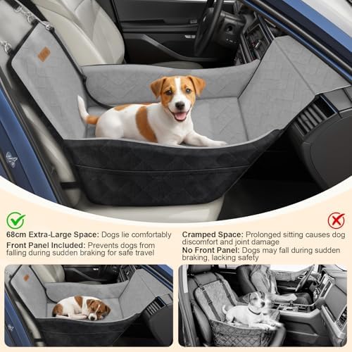 Elevated Dog Car Seat for Small and Medium Dogs Up to 35 lb - Image 2