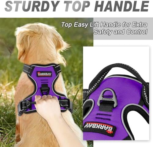 BARKBAY Dog Harness No Pull for Medium Sized Dog Front Back Clips, Dog Vest - Image 3