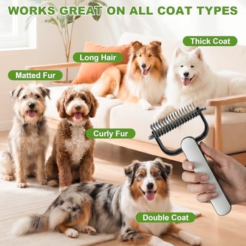 2 Pcs 2026 New Double-Sided Dematting Comb - Image 5