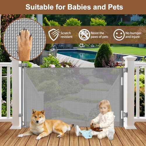 Weatherproof Outdoor Retractable Dog Gate - Image 5