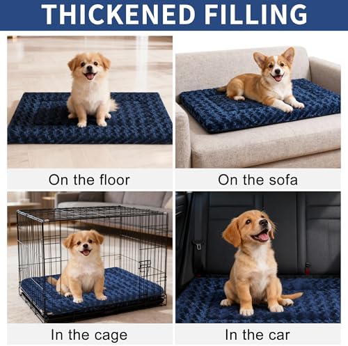 Dog Bed Mat - Comfortable Dog Kennel Pad, Soft Multi-Purpose Crate Bed Mats - Image 6