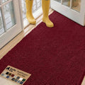 GORILLA GRIP SoakSTOPPER Dog Door Mat, Machine Wash and Dry, 60x36 Burgundy by GorillaGrip