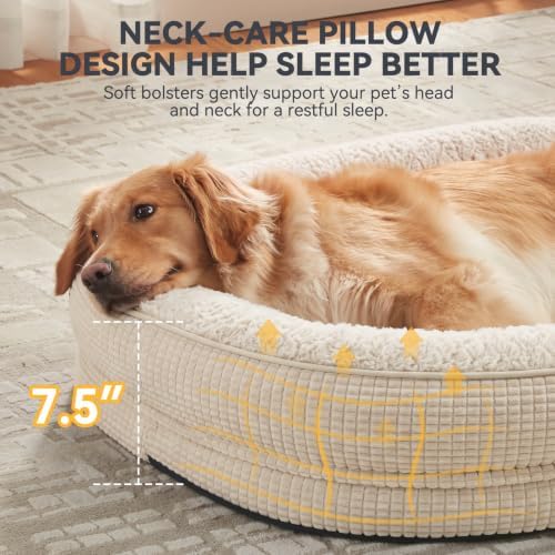 JOEJOY Orthopedic Dog Bed for Extra Large Dogs, Egg-Crate Memory Foam Pet Bed - Image 4