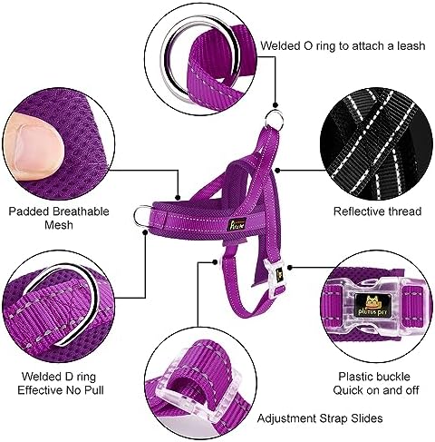 Plutus Pet No Pull Dog Harness for Medium Sized Dog, Breathable Mesh Padded - Image 2