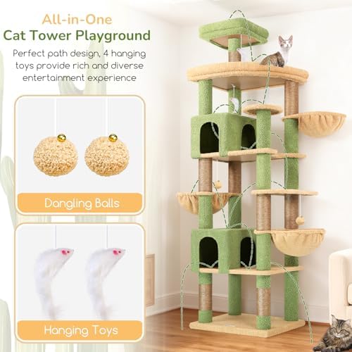 Globlazer 82in Cactus Extra Large Cat Tree - Image 5
