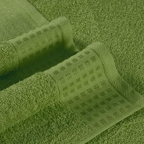 GLAMBURG 100% Cotton 2 Pack Oversized Bath Towel Set 28x55 Inches, Ultra Soft - Image 2