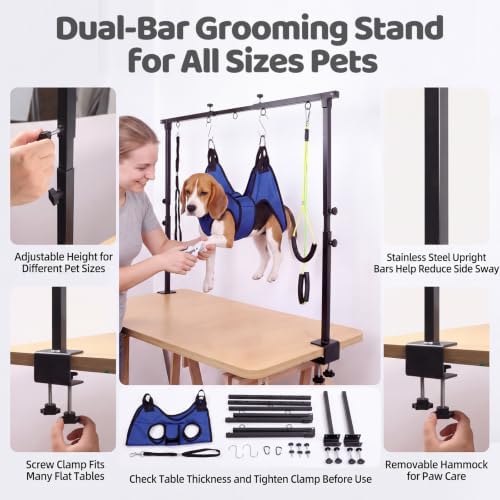 Dog Grooming Arm Double Rod - Image 4