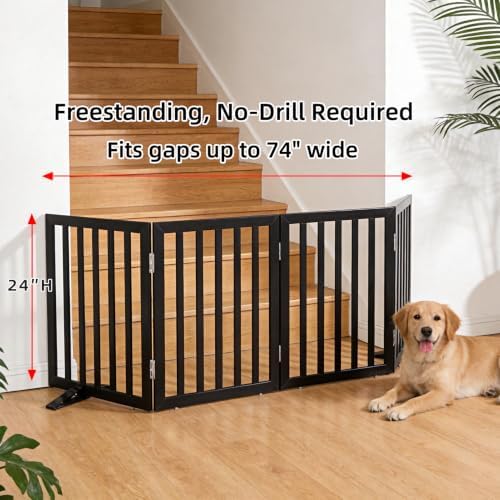 ZJSF Freestanding Indoor Dog Gate - Image 2