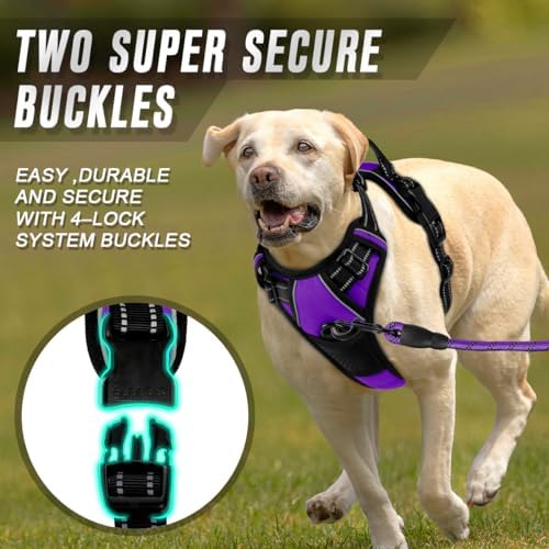 BARKBAY Dog Harness No Pull for Medium Sized Dog Front Back Clips, Dog Vest - Image 4