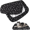 Waterproof Dog Bed Covers Replacement Lovely Black Star Print, 44x54 Inches by Moonsea