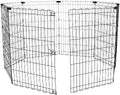 Amazon Basics Portable Foldable Octagonal Metal Exercise Dog Playpen, by AmazonBasics