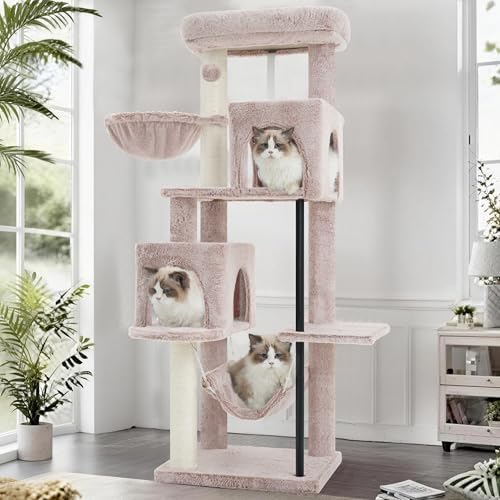 Gitelsnour Cat Tree Tower with Sturdy Steel Tube - Image 7