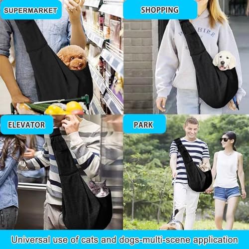 Kanemc Dog and Cats Carrier Sling, Puppy Small Pet Carrier Up to 16.5lbs - Image 6