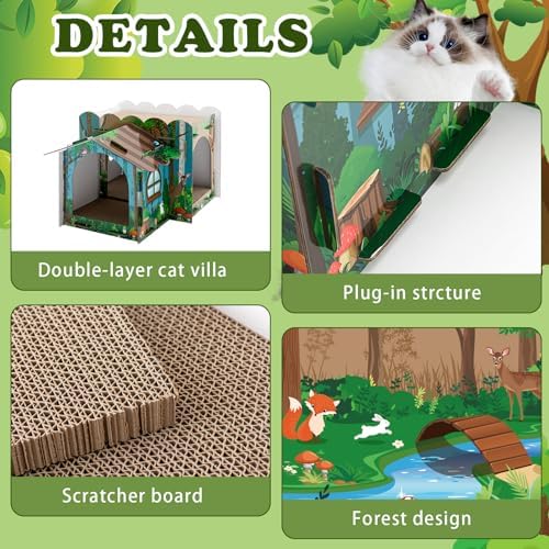 2 Story Cardboard Cat House - Image 3