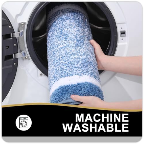 OLANLY Large Bathroom Rugs 44x32, Soft Absorbent Microfiber Bath Rugs - Image 5