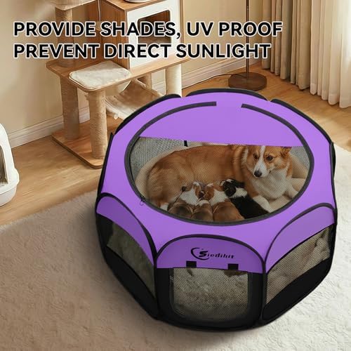 Siedihit Dog Playpen, Puppy Pet Playpen, Dog Crate Tent Cage Indoor - Image 5