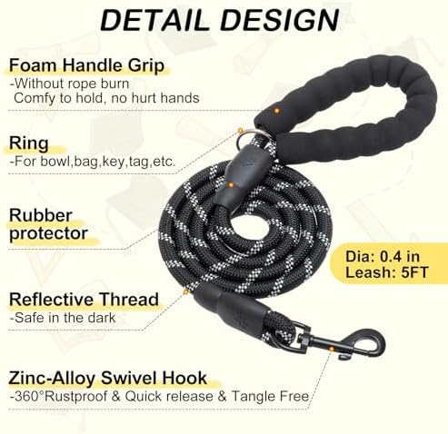 BEAUTYZOO Small Dog Harness and Leash Set, No Pull Puppy Pet Vest- S - Image 3